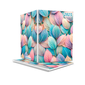 Könyvelői határidőnapló 2025 (Színes levél - név nélküli)