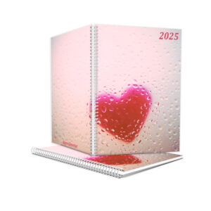 Könyvelői határidőnapló 2025 (Szív - név nélküli)